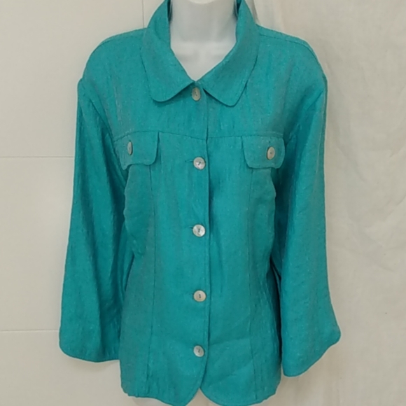 Ruby Rd Button up top sz 24W 2X - Picture 1 of 6